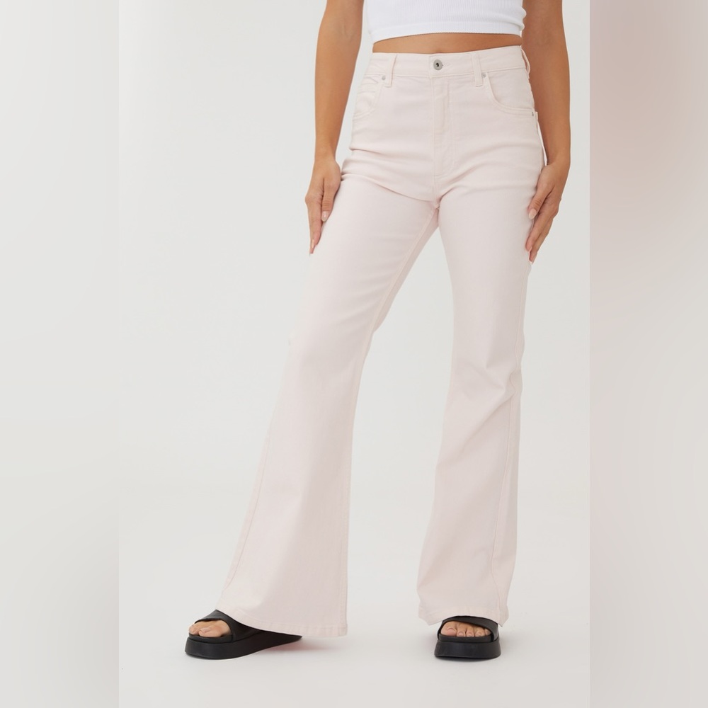 cotton on pink original flare jean